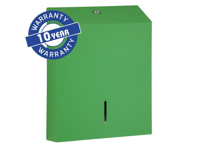 MERIDA STELLA GREEN LINE SLIM MAXI folded paper towel dispenser, green